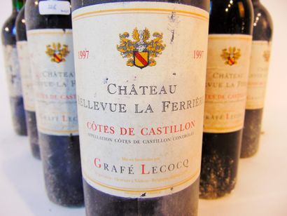 BORDEAUX (CÔTES-DE-CASTILLON) Red, Château Bellevue-La Ferrière 1997, ten bottles...