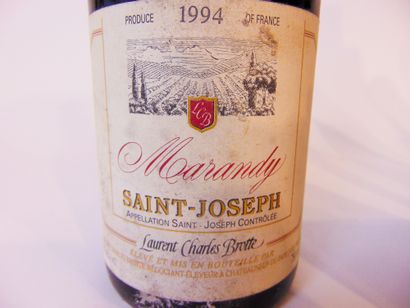VALLÉE-DU-RHÔNE Rouge et blanc, huit bouteilles :

- (HERMITAGE), rouge, Laurent-Charles...