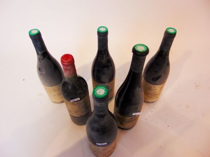 null Miscellaneous wines, red, six bottles:

- VAL-DE-LOIRE (SAUMUR-CHAMPIGNY), red,...