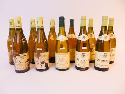 BOURGOGNE Blanc, onze bouteilles :

- (MEURSAULT), A. Buisson-Battant & Fils 1997,...