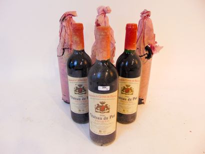BORDEAUX (CÔTES-DE-FRANCS) Red, Château Le Puy 1996, six bottles (some with original...