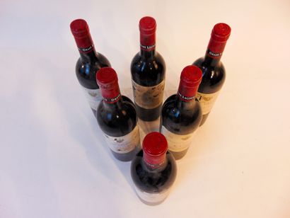BORDEAUX (GRAVES) Château Perrouquet (Grafé-Lecocq) 1998, six bouteilles [altérations...