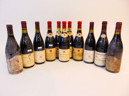 VALLÉE-DU-RHÔNE Red, eleven bottles:

- (CHÂTEAUNEUF-DU-PAPE), Laurent-Charles Brotte...