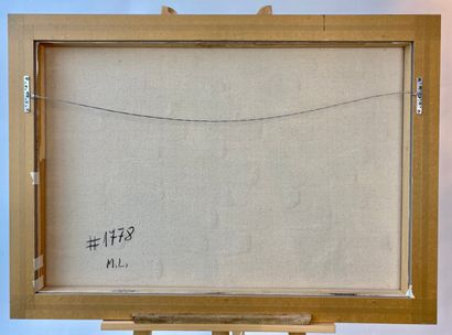 KOGA (1944-) "Composition abstraite", XX-XXIe, huile sur toile, signée en bas à droite,...