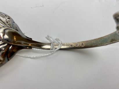 PAYS-BAS MÉRIDIONAUX Louis XVI period sprinkling spoon, [17]82, chased and pierced...