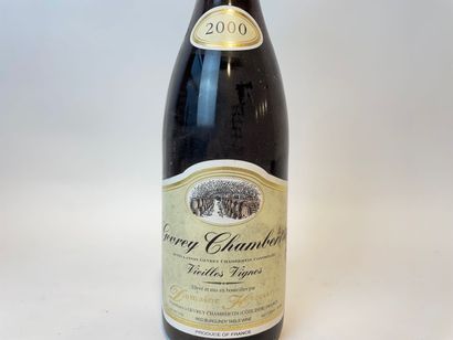 BOURGOGNE Lot de sept bouteilles (rouge) :

- (Gevrey-Chambertin), Bernard Louis...