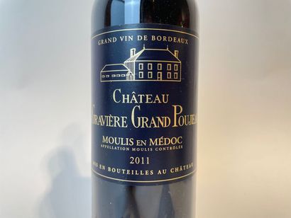 BORDEAUX Lot of five bottles (red):

- (Saint-Julien-Beychevelle), Château Branaire...