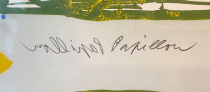 ALECHINSKY Pierre (1927-) "Papillon", 1999, lithographie polychrome, signée, datée...