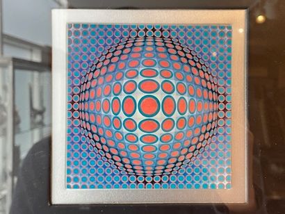 VASARELY Victor (1906-1997) [d'après] "Abstract composition", end of XXth century,...