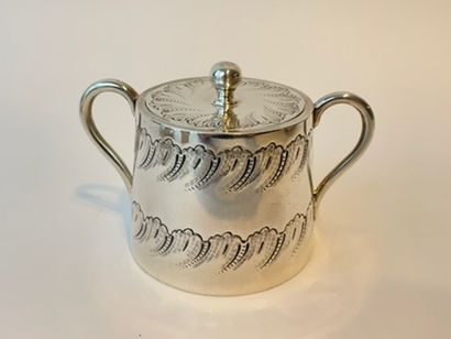 null Two Rocaille style tea sets, 20th century, silver plated, marks and/or hallmarks,...