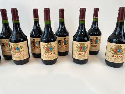 Rhône (Côtes-du-Rhône-Villages) Cairanne / Grande Réserve 1994 (rouge), quinze bouteilles...