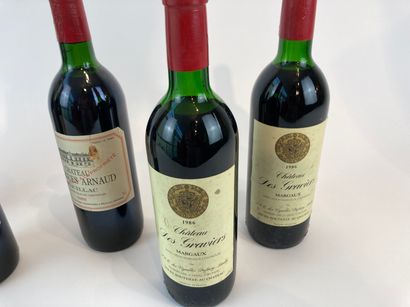 BORDEAUX Lot of six bottles (red):

- (PAUILLAC), Château Colombier-Monpelou, cru...