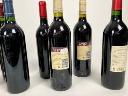BORDEAUX Lot of twelve bottles (red):

- (FRONSAC), Château La Fontaine 2000, one...