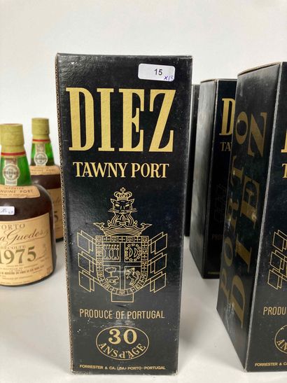 PORTUGAL (PORTO) Lot of thirteen bottles (red):

- Diez (30 years), nine bottles;

-...