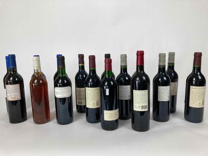 France Lot de seize bouteilles :

- PROVENCE (CÔTES-DE-), Domaine de La Clapière...