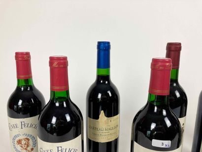 France Lot de dix bouteilles (rouge) :

- LANGUEDOC (VIN-DE-PAYS-D'OC), Cuvée Félicie...