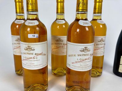 BORDEAUX (LOUPIAC) Château Dauphiné-Rondillon 2005 (white), five bottles [half neck].



Attached:

LOIRE...