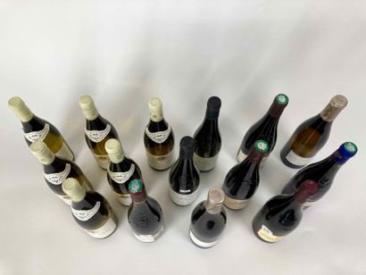 LOIRE Lot de quinze bouteilles :

- (ANJOU), Domaine de Pierre Bise 1987 (blanc),...