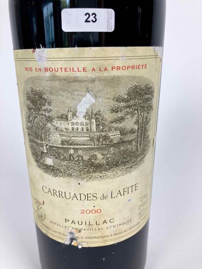 BORDEAUX (PAUILLAC) Carruades de Lafite[-Rothschild], second vin 2000 (rouge), un...