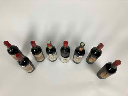 BORDEAUX Lot de six bouteilles (rouge) :

- (HAUT-MÉDOC), Château Liversan, cru bourgeois...