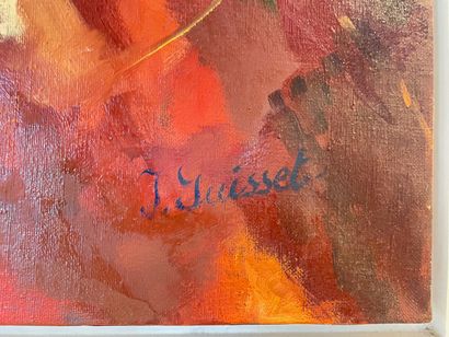 GUISSET Ignace (1920-2000) "M. Dulieu en Provence", XXe, huile sur toile, signée...