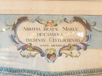ANONYME "Abbatia Beatæ Mariæ de camera ordinis Cisterciensis [Abbaye de la Cambre]",...