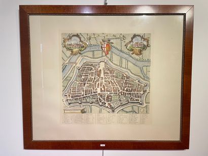 ÉCOLE ITALIENNE "Citta di Castello Latine Tiphernum in Vmbria [sic] (Città di Castello)",...