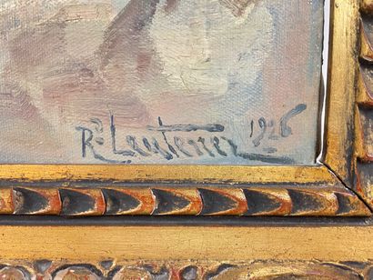 LEUTENEZ Richard (1881-1963) "Vue de Bruxelles", [19]26, huile sur toile, signée...