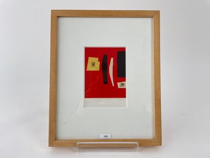 MENDELSON Marc (1915-2013) "Abstraction", XXth, polychrome serigraph, signed lower...