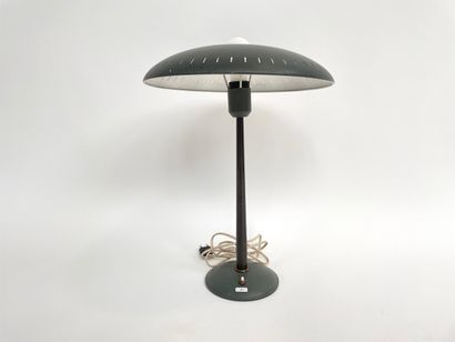KALFF Louis (1897-1976) / PHILIPS Lampe de bureau, circa 1950, tôle laquée, étiquette,...