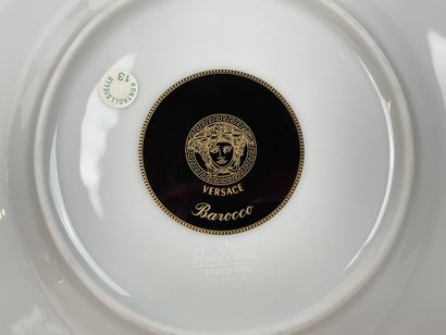 VERSACE / ROSENTHAL - GERMANY Important service Barocco pour douze convives, XXIe,...