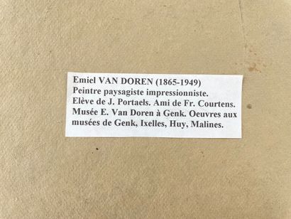 COURTENS Pierre (1921-2004) [attribué à] "Composition", [19]97, huile sur carton,...
