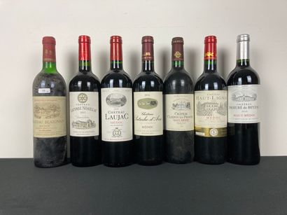 BORDEAUX (HAUT-/MÉDOC) Varia of seven bottles [alterations to one, as is].