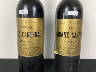 BORDEAUX (MARGAUX) Château Brane-Cantenac, 2nd Grand Cru Classé 1995 (red), two bottles...