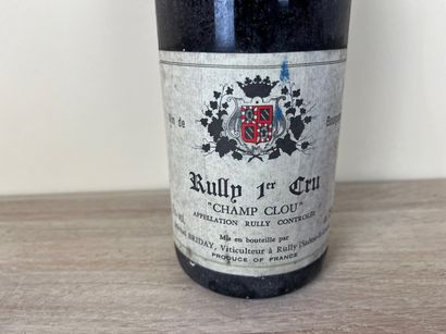 BOURGOGNE (RULLY) Michel Briday "Champ Clou", 1er cru 1986 (rouge), une bouteille...