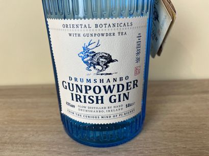 null Gunpowder irish gin, une bouteille (50 cl).