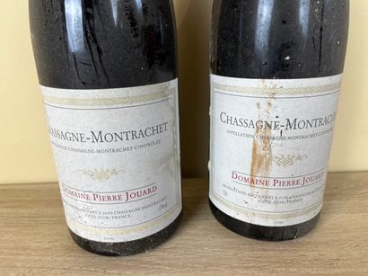 BOURGOGNE (CHASSAGNE-MONTRACHET) Domaine Pierre Jouard 1992 (rouge), deux bouteilles...