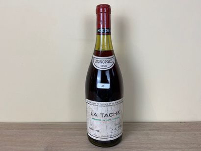 BOURGOGNE (LA TACHE) Domaine de la Romanée-Conti 1950 (rouge), une bouteille [3 cm,...