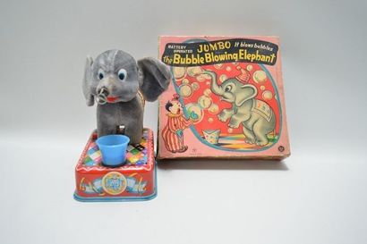 null JUMBO THE BUBBLE BLOWING ELEPHANT, Battery Operated, fabrication japonaise,...