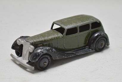 null DINKY Limousine anglaise vert foncé et noire, années 1932-35, roues sur pneus,...