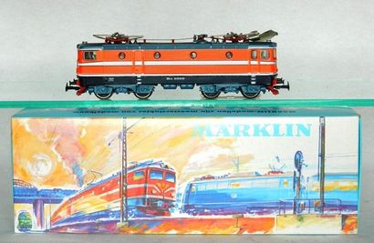 null MARKLIN 3043 locomotive électrique BB type Rc des SJ, orange, marquée RC1010,...