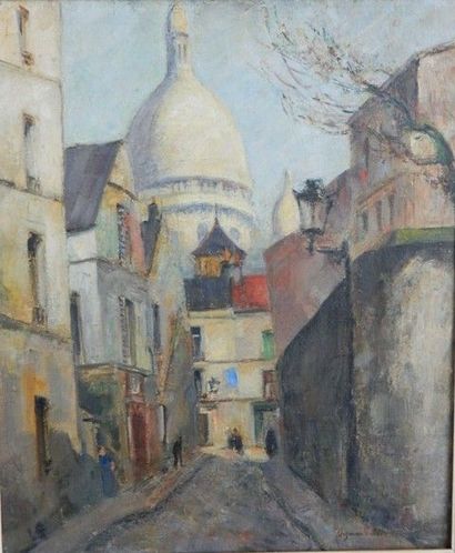 VALENDON Suzanne (Haute-Vienne, Bessines-sur-Gartempe, 1865 - Paris, 1938) " Butte...