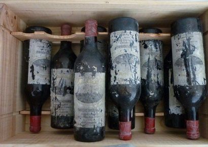 null BORDEAUX rouge, Saint-Julien, 9 bouteilles "CHATEAU LAGRANGE", mis en bouteille...