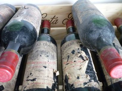 null BORDEAUX rouge, Saint-Emilion, 9 bouteilles "CHATEAU TRAPAUD 1979", Grand Cru,...