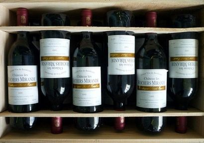 null BORDEAUX rouge, Montagne - Saint-Emilion, 12 bouteilles en boite d'origine en...