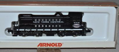 ARNOLD N Réf. 5062, loco diesel, BB, noire des chemins de fer du New York Central...