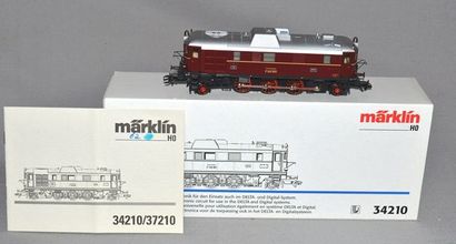 MARKLIN HO Réf. 34210, loco diesel 1C1, V 140 de la DB, Delta et digital codée 62...