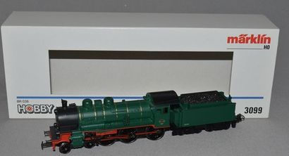 MÄRKLIN Hobby Locomotive belge série 64 (anc. BR 038), 230, tender 4 axes, verte...