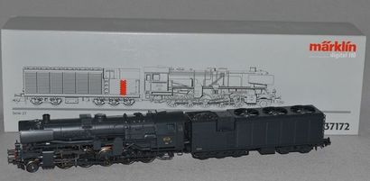 MARKLIN HO Réf. 37172, locomotive belge, type 150, tender à 5 axes, série 27 de la...