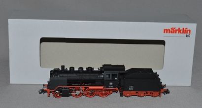 MARKLIN HO Réf. 36240, locomotive allemande BR24, type 130, tender 3 axes, noire,...